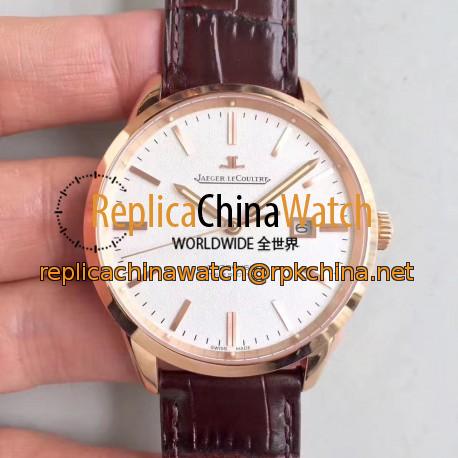 Replica Jaeger-LeCoultre Geophysic True Second 8012520 N Rose Gold White Dial Swiss Calibre 770