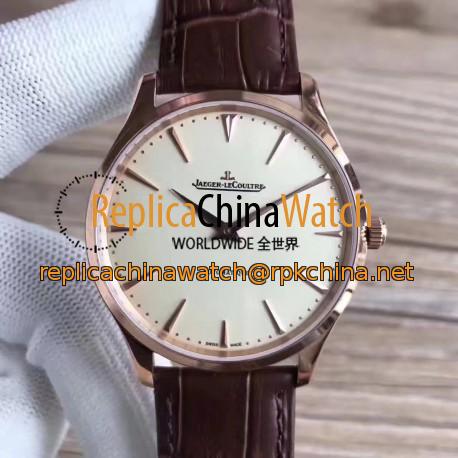 Replica Jaeger-LeCoultre Master Ultra Thin 41 1338421 N Stainless Steel Silver Dial M9015