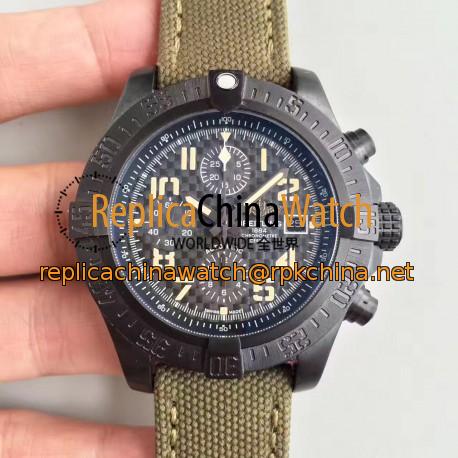 Replica Breitling Avenger II USA Military Limited Edition M133715N N PVD Carbon Fiber Dial Swiss 7750