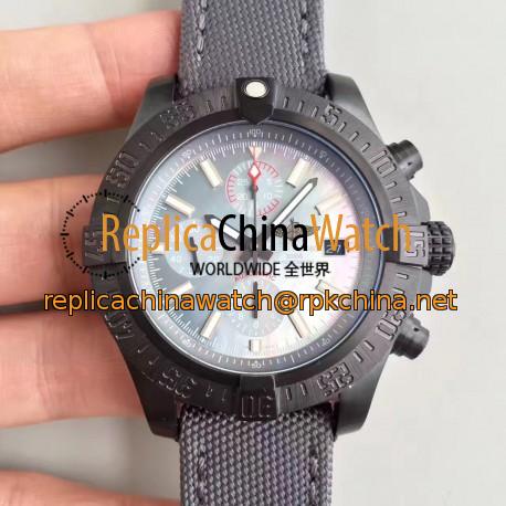 Replica Breitling Avenger II USA Military Limited Edition M13371BU N PVD Mother Of Pearl Dial Swiss 7750