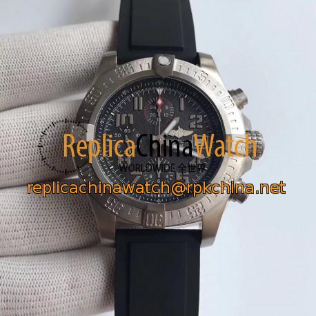 Replica Breitling Super Avenger II A1337111/BC28/155S N Stainless Steel Black Dial Swiss 7750