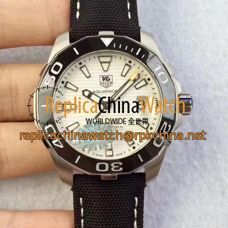 Replica Tag Heuer Aquaracer Calibre 5 WAY211A.FC6362 HBB V6 Stainless Steel White Dial Swiss 2824-2