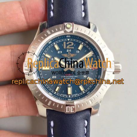 Replica Breitling Colt Automatic 44MM A7438811/C907-105X GF Stainless Steel Blue Dial Swiss 2824-2