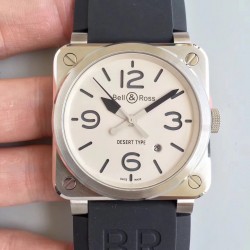 Replica Bell & Ross BR 03-92 Steel N Stainless Steel White Dial M9015