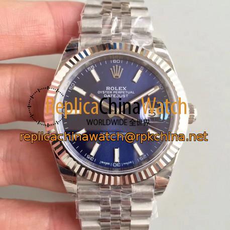 Replica Rolex Datejust II 126334 41MM EW Stainless Steel Blue Dial Swiss 3235