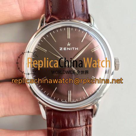 Replica Zenith Elite 6150 150TH Anniversary 03.2272.6150/51.C700 ND  Stainless Steel Chocolate Dial Swiss Elite 6150