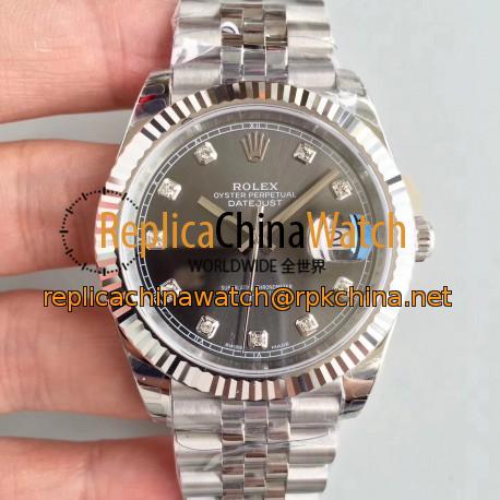 Replica Rolex Datejust II 126334 41MM 2018 EW Stainless Steel Anthracite Dial Swiss 3235