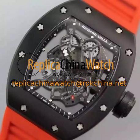 Replica Richard Mille RM035 PVD Orange Dial M9015