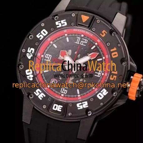 Replica Richard Mille RM028 PVD Red Dial Swiss 7751