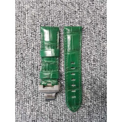 Replica Panerai Green Leather Strap 24MM