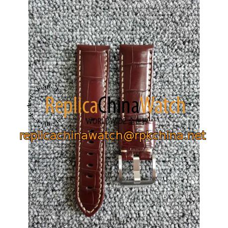 Replica Panerai Brown Leather Strap 22MM