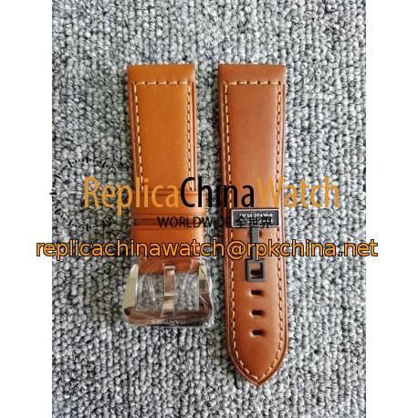 Replica Panerai Pam111 Brown Leather Strap 24MM