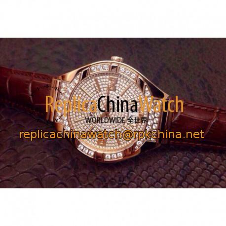Replica Piaget Polo Rose Gold & Diamonds Diamonds Dial M9015