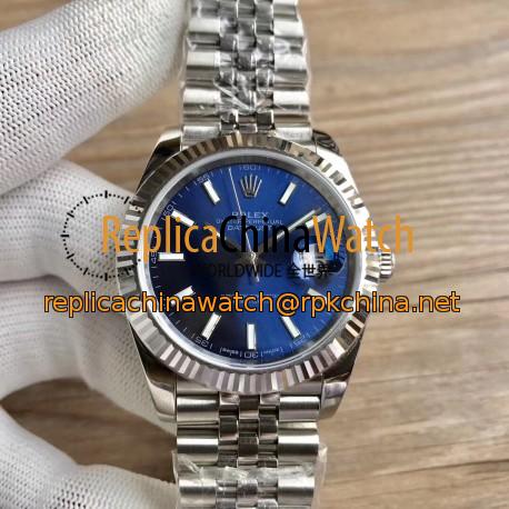 Replica Rolex Datejust II 126334 41MM RE Stainless Steel Blue Dial Swiss 3235