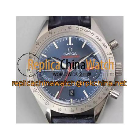 Replica Omega Speedmaster ´57 Chronograph 41MM Stainless Steel Blue Dial Swiss 9300