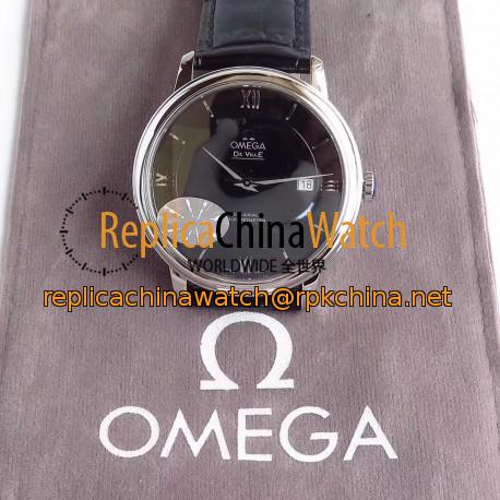 Replica Omega De Ville Prestige Co-Axial 39.5MM 424.13.40.20.01.001 MKS V4 Stainless Steel Black Dial M9015