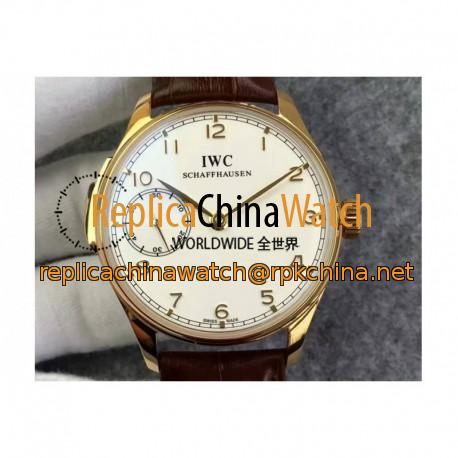Replica IWC Portuguese Minute Repeater IW5242 Yellow Gold White Dial Swiss 95290