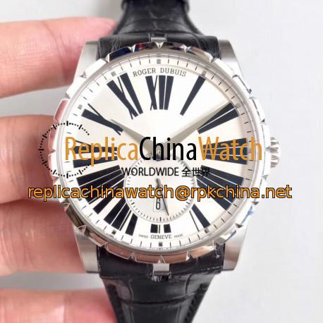 Replica Roger Dubuis Excalibur 42MM Automatic RDDBEX0536 RD Stainless Steel Silver Dial Swiss RD830
