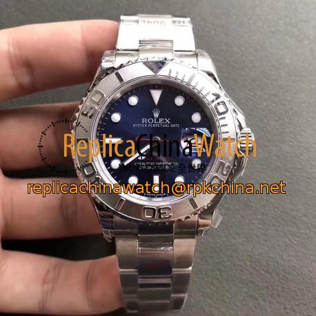 Replica Rolex Yacht-Master 40 116622 GM Stainless Steel 904L Blue Dial Swiss 3135