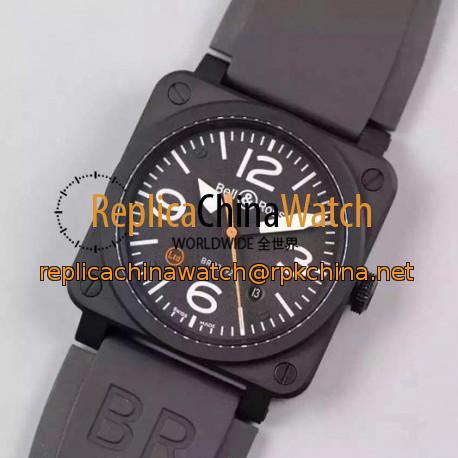 Replica Bell & Ross BR 03 92 Ceramic Black Dial M9015