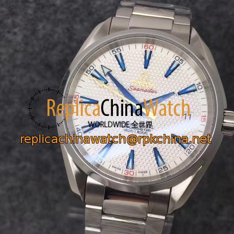 Replica Omega Seamaster Aqua Terra Ryder Cup Edition 231.10.42.21.02.005 VS Stainless Steel White Dial Swiss 8500