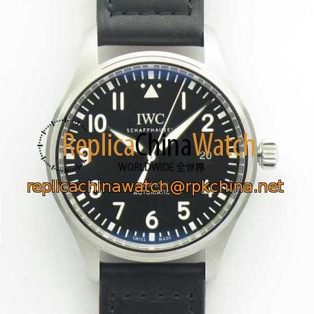 Replica IWC Pilot Mark XVIII IW327009 MKS V2 Stainless Steel Black Dial Swiss 2892