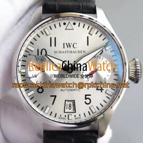 Replica IWC Big Pilot IW500910 Power Reserve Stainless Steel White Dial Swiss 521111