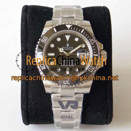 Replica Rolex Submariner Date 116610LN VR Stainless Steel 904L Black Dial Swiss 3135