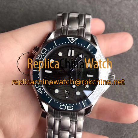 Replica Omega Seamaster Diver 300M 210.30.42.20.06.001 UR Stainless Steel Anthracite Dial Swiss 8800