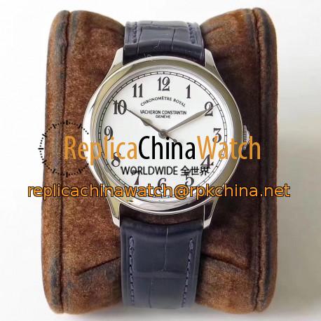 Replica Vacheron Constantin Historiques Chronometre Royal 1907 86122/000R-9362F GS Stainless Steel White Dial Swiss 2460 SCC