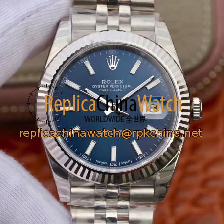 Replica Rolex Datejust II 41MM 126334 DJ Stainless Steel 904L Blue Dial Swiss 2824-2