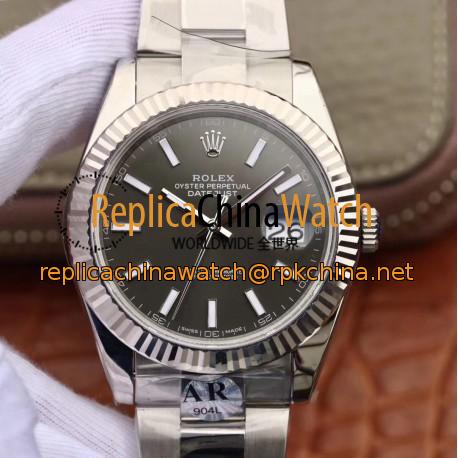 Replica Rolex Datejust II 41MM 126334 AR Stainless Steel 904L Anthracite Dial Swiss 2824-2