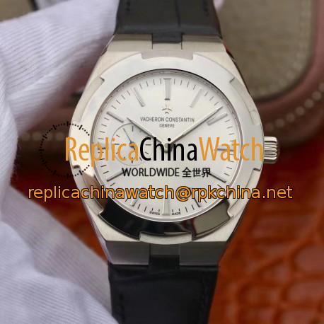 Replica Vacheron Constantin Overseas Automatic 37MM 2300V Noob Stainless Steel White Dial Swiss 5300
