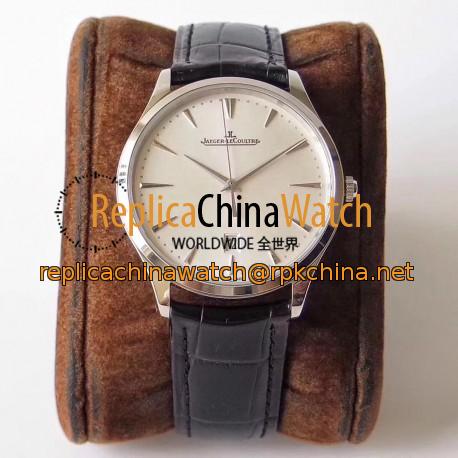 Replica Jaeger-LeCoultre Master Ultra Thin Date 1288420 ZF Stainless Steel Silver Dial Swiss JLC 899/1