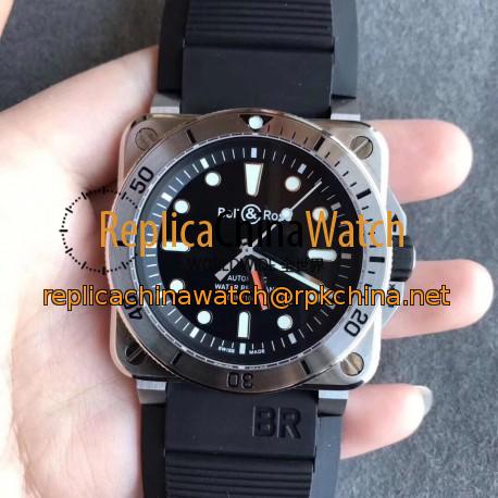 Replica Bell & Ross BR 03-92 Diver OX Stainless Steel Black Dial M9015