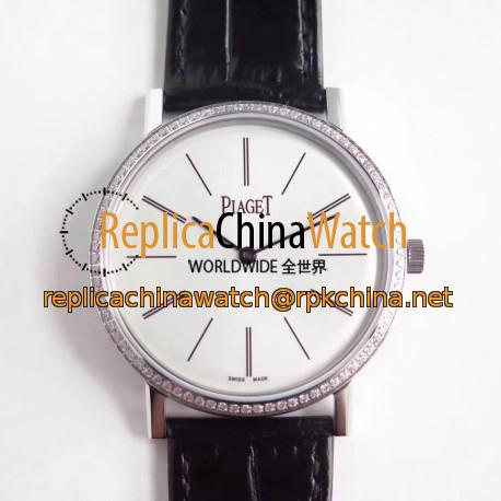 Replica Piaget Altiplano G0A29165 OX Stainless Steel & Diamonds White Dial M9015