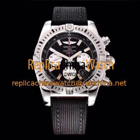 Replica Breitling Chronomat 44 airbone 30th Anniversary AB01154G/BD13 GF Stainless Steel Black Dial Swiss 7750