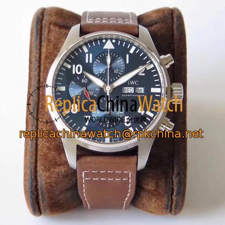 Replica IWC Pilot Chronograph Edition Le Petit Prince IW377714 ZF Stainless Steel Blue Dial Swiss 7750