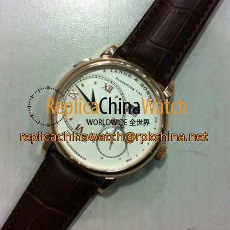 Replica A. Lange & Sohne Grand Langhe 117032 Power Reserve Rose Gold  White Dial Swiss L0953