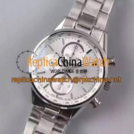 Replica Tag Heuer Carrera Calibre 1887 Stainless Steel Silver Dial Swiss 1887