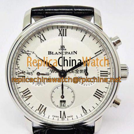 Replica Blancpain Villeret Stainless Steel White Dial Swiss 7750