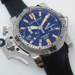 Replica Graham Chronofighter Oversize Diver Stainless Steel Black Dial Swiss 7750
