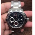 Replica Longines Hidroconquest Chronograph Stainless Steel Black Dial Swiss 7750