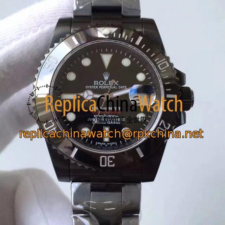 Replica Rolex Submariner Date 116610LN Pro-Hunter JF PVD Black Dial Swiss 2836-2