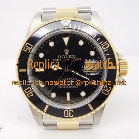 Replica Rolex Submariner Date 16613 LF Stainless Steel & Yellow Gold Swiss 2836-2