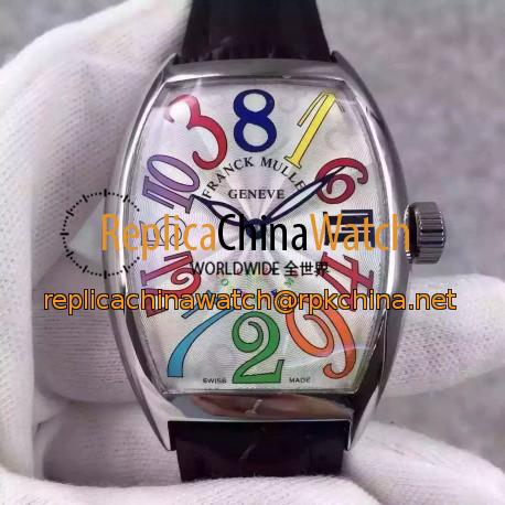 Replica Franck Muller Crazy Color Dreams FM 8880 CH COL DRM Stainless Steel White Dial Swiss 2824-2