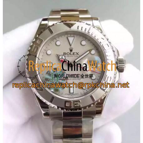 Replica Rolex Yacht-Master 40 116622 JF Stainless Steel Gray Dial Swiss 3135