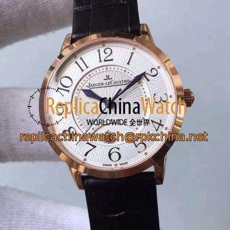 Replica Jaeger-LeCoultre Ladies Rendez-Vous Night & Day Large 3612420 38MM N Rose Gold White Dial Swiss 898D/1