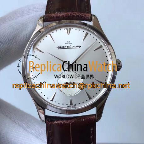 Replica Jaeger-LeCoultre Master Grande Ultra Thin Small Second 1358420 ZF Stainless Steel Silver Dial Swiss Calibre 896