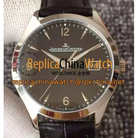 Replica Jaeger-LeCoultre Master Control Date 1548471 Stainless Steel Black Dial Swiss Calibre 899